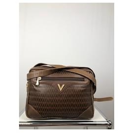Autre Marque-MARIO VALENTINO Handbags T.  Leather-Brown