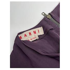 Marni-MARNI Trench coats T.International S Silk-Purple