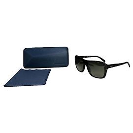Jil Sander Black Plastic Sunglasses Black