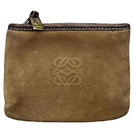 Loewe Camel Leder Clutch Tasche Kamel