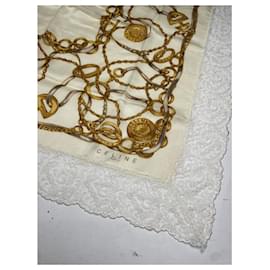 Céline-CELINE Scarves T.  Silk-Golden