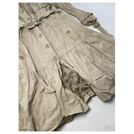 Moschino Cheap And Chic-MOSCHINO CHEAP AND CHIC Trench coats T.International L Cotton-Beige
