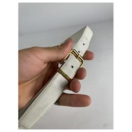 Céline-CELINE Belts T.cm 85 Leather-White