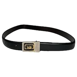 Céline-CELINE Belts T.cm 95 Leather-Black