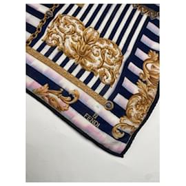 Fendi-FENDI Scarves T.  Silk-Black