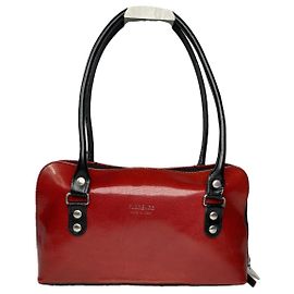 Autre Marque Florence. le sac à main en cuir verni rouge Rouge