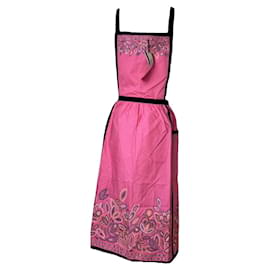 Robe en polyester rose Yves Saint Laurent Rose