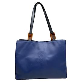 Yves Saint Laurent-YVES SAINT LAURENT Handbags T.  Leather-Blue