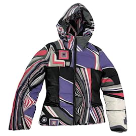 Emilio Pucci Multicolour Leather Jacket Multiple colors