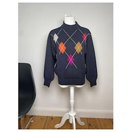 Dior-DIOR Knitwear T.International M Wool-Navy blue