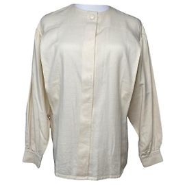 Beige Baumwolljacke von Dior Beige