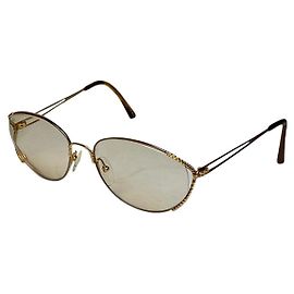 Gafas de sol de metal dorado Dior Dorado