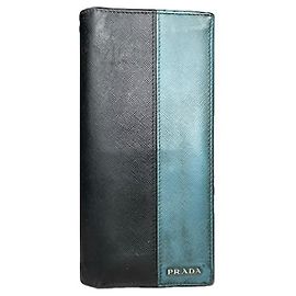 Bolsa de couro preto Prada Preto