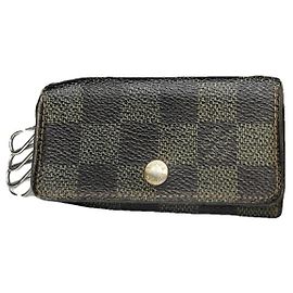 Bolsa de couro marrom Louis Vuitton Dauphine Marrom