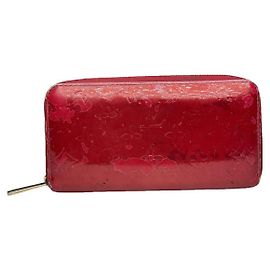 Louis Vuitton Ikat Red Patent Leather Wallet Red