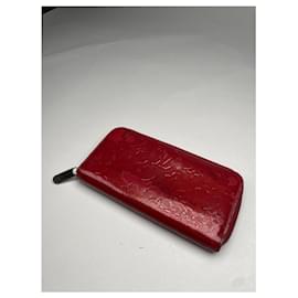 Louis Vuitton-LOUIS VUITTON Wallets T.  Patent leather-Red