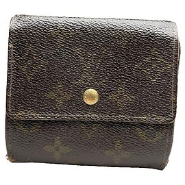 Louis Vuitton Koala Brown Leather Wallet Brown