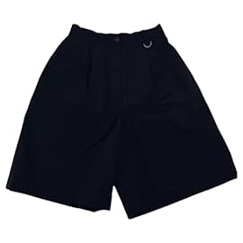 Dior-DIOR Shorts T.International M Wool-Navy blue