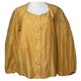 Giacca di cotone gialla Dior Giallo