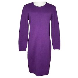 Givenchy lila Leinenkleid Lila