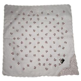 Céline Fazzoletto di seta bianca Celine Bianco