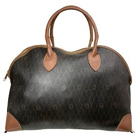 Dior Black Leather Handbag Black