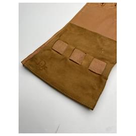 Dior-DIOR Gloves T.International S Leather-Brown