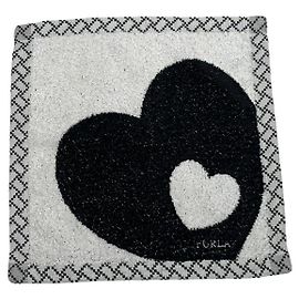 Sciarpa in cotone nera Furla Nero