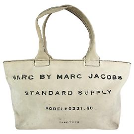 Bolsa de algodão bege Marc by Marc Jacobs Bege
