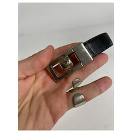 Céline-CELINE Belts T.cm 80 Leather-Black
