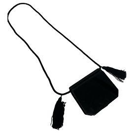 Yves Saint Laurent Black Plastic Handbag Black