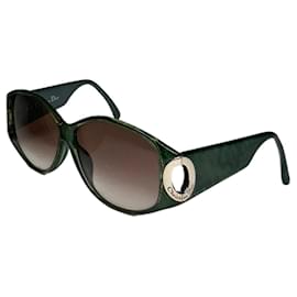 Dior Green Plastic Sunglasses Green