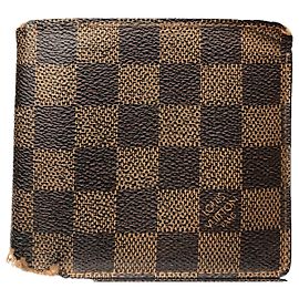 Bolsa de couro marrom Louis Vuitton Marrom