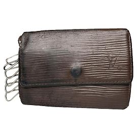 Bolsa de couro marrom Louis Vuitton Lockme Marrom