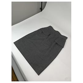 Chanel-CHANEL Skirts T.International XS Wool-Grey