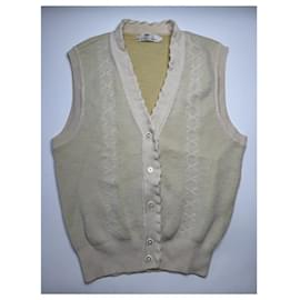 Balenciaga-Balenciaga Beige Wool Knitwear-Beige