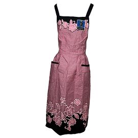 Robe en polyester rose Yves Saint Laurent Rose