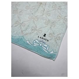 Lanvin-LANVIN Scarves T.  Silk-Turquoise