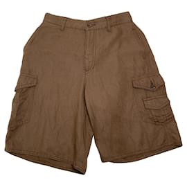 Fendi-FENDI Shorts T.International S Cotton-Brown