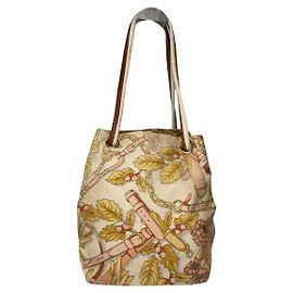 Bolsa de mão de algodão multicolorida Loewe Puzzle Multicor