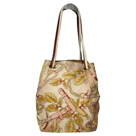 Bolso de mano de algodón multicolor Loewe Puzzle Multicolor