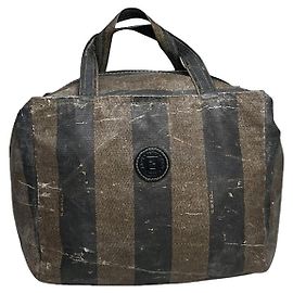 Fendi Baguette Black Leather Handbag Black