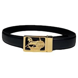 Céline-CELINE Belts T.cm 100 Leather-Black