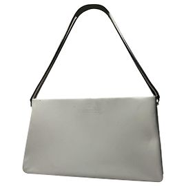 Bolsa de couro branco Givenchy 4G Branco
