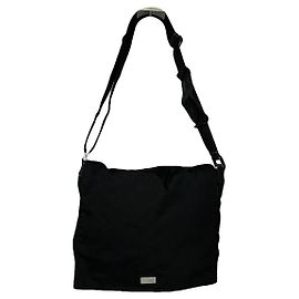 Gucci Bright Bit Black Polyester Handbag Black