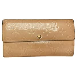 Louis Vuitton-Carteira de couro amarelo Louis Vuitton Metis-Amarelo