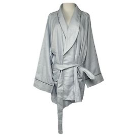 Céline Trench coat de seda turquesa Celine Turquesa