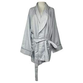 Céline-CELINE Trench coats T.International L Silk-Turquoise