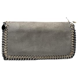 Stella Mc Cartney Stella McCartney Grey Leather Wallet Grey