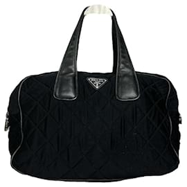 Prada Re-Edition 2000 Black Polyester Handbag Black